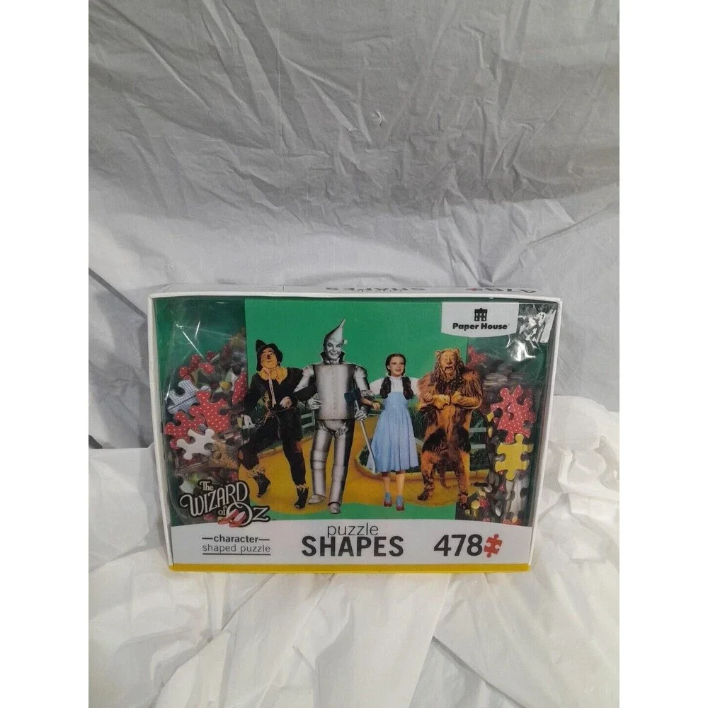 The Wizard Of Oz Character Shaped Jigsaw Puzzle 478 Pieces Paper House